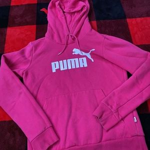 PINK PUMA SWEATSHIRT